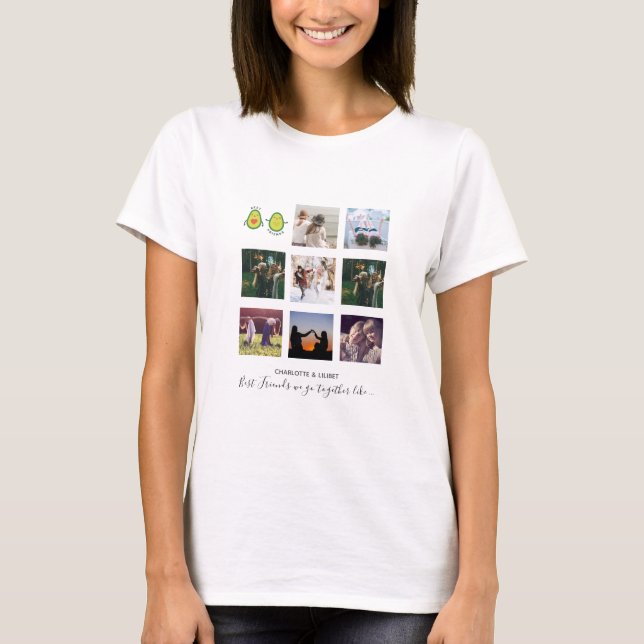 T-shirt Créez votre propre BFF Photo Collections cadeaux - (Devant)