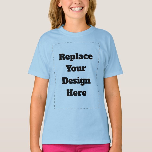 T-shirt Créez votre propre blanc  (Devant)