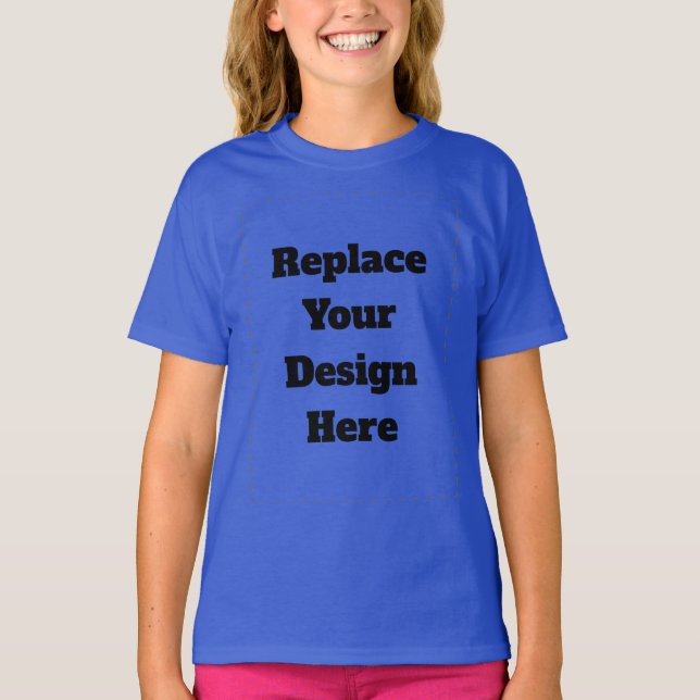 T-shirt Créez votre propre blanc  (Devant)