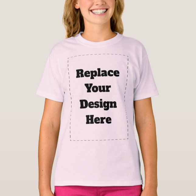 T-shirt Créez votre propre blanc  (Devant)