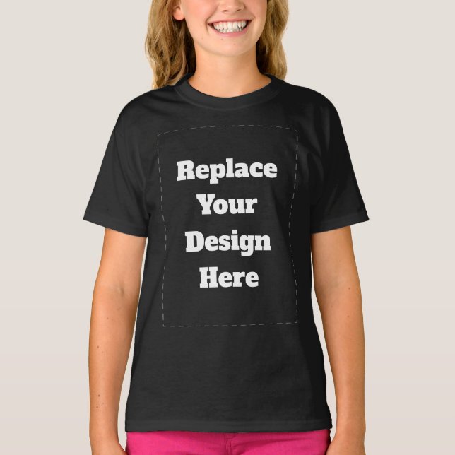 T-shirt Créez votre propre blanc  (Devant)