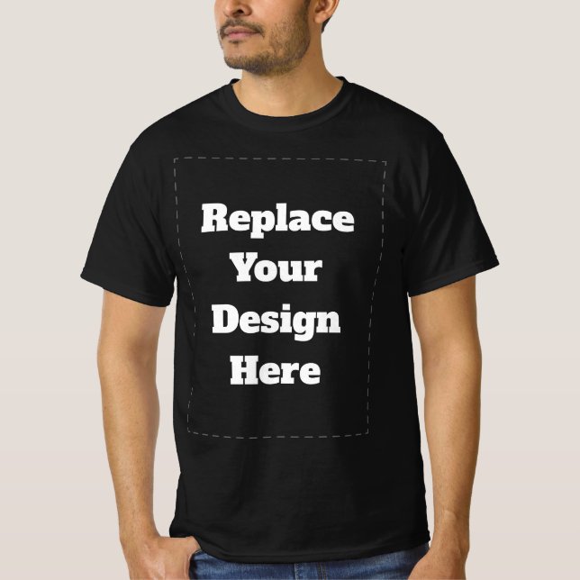T-shirt Créez votre propre blanc  (Devant)