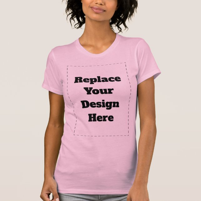 T-shirt Créez votre propre blanc  (Devant)