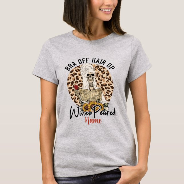 T-shirt Créez Votre Propre Bra Hair Up Win Pored (Devant)
