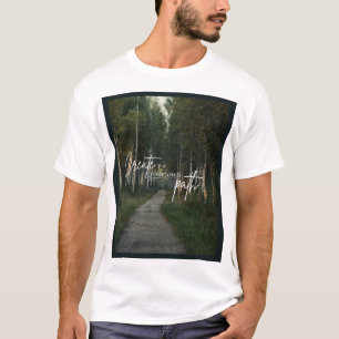 T-shirt Créez votre propre chemin graphique de randonnée e