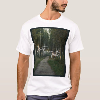 T-shirt Créez votre propre chemin graphique de randonnée e