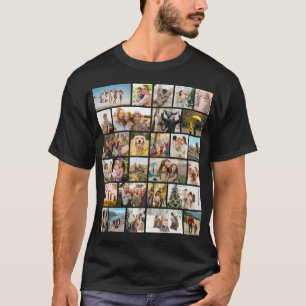 T-shirt Créez votre propre collage de 28 photos