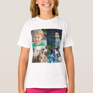 T-shirt Créez votre propre collage de 4 photos