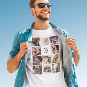 T-shirt Créez votre propre collection de photos