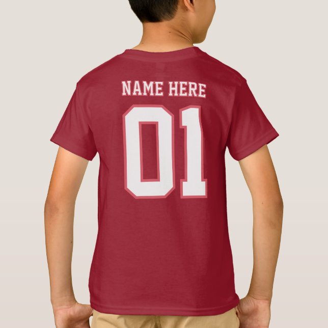 T-shirt CRÉEZ-VOTRE-PROPRE Conception personnalisée DIY Nu (Dos)