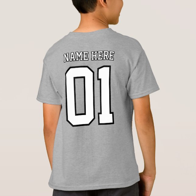 T-shirt CRÉEZ-VOTRE-PROPRE Conception personnalisée DIY Nu (Dos)