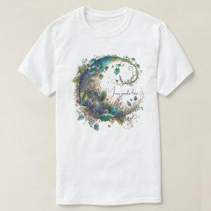 T-shirt Créez votre propre Fleur sauvage Boho Ivy Moon