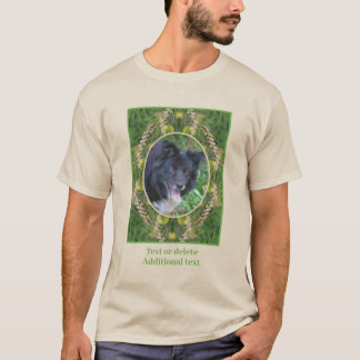 T-shirt Créez votre propre image cadre en herbe d'été