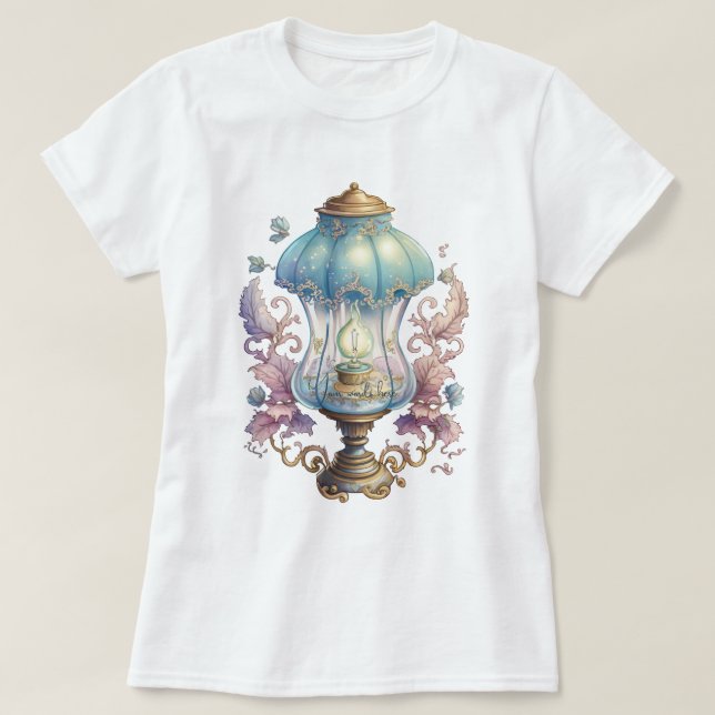 T-shirt Créez Votre Propre Lampe de Fée Ornée (Design devant)