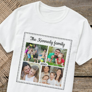 T-shirt Créez Votre Propre Mémento de Famille en Collage d