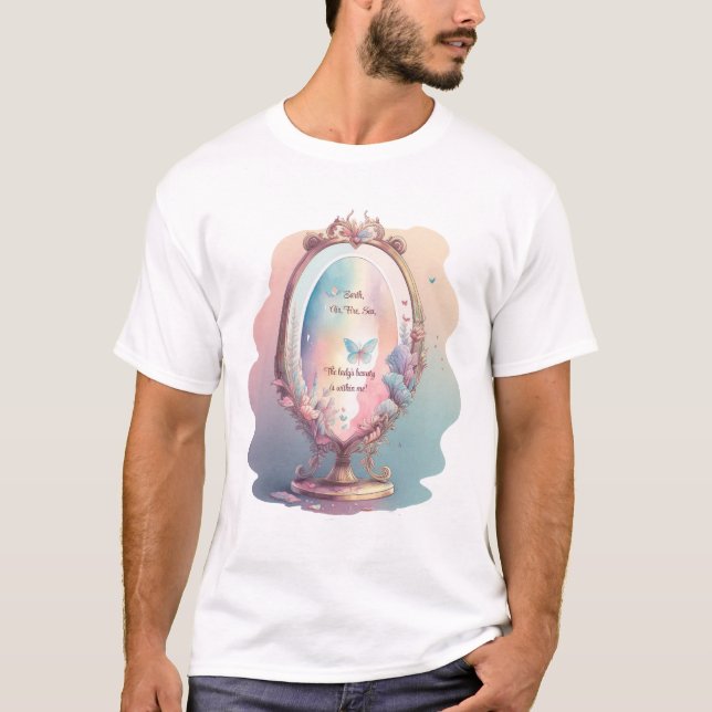 T-shirt Créez Votre Propre Miroir Magique (Devant)
