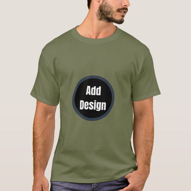 T-shirt Créez votre propre modèle modifiable (Devant)