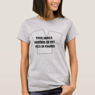 T-shirt Créez Votre Propre Photo Pics Collage Hot Bod Shir