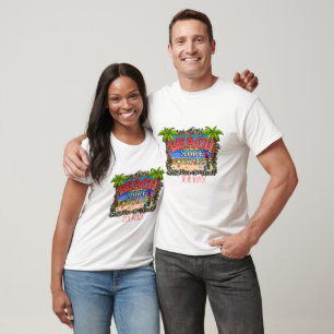 T-shirt Créez Votre Propre Plage Plus Inquiète Moins