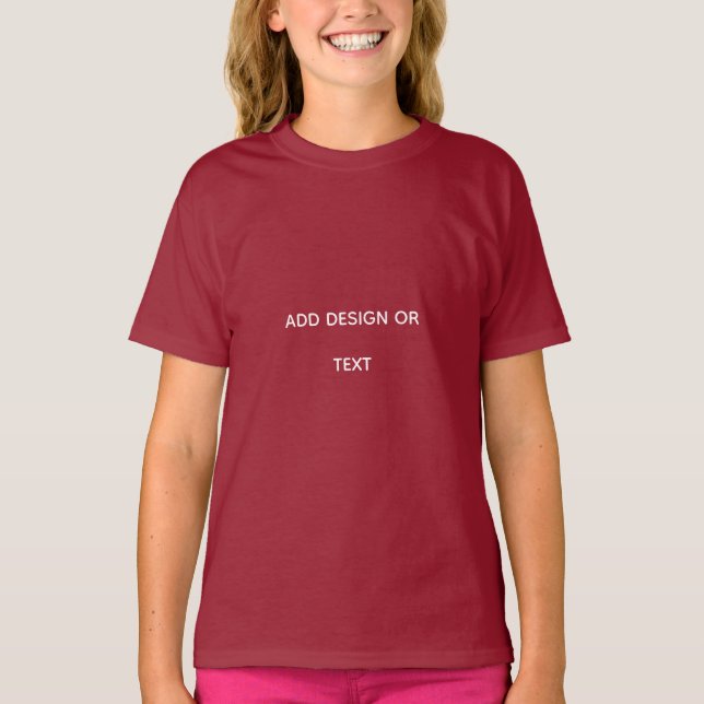 T-shirt Créez Votre Propre simple (Devant)