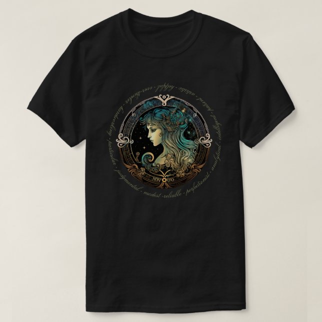 T-shirt Créez votre propre virus céleste Zodiac (Design devant)