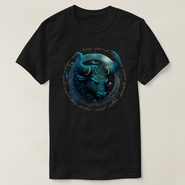T-shirt Créez votre propre zodiaque du Taurus céleste (Design devant)