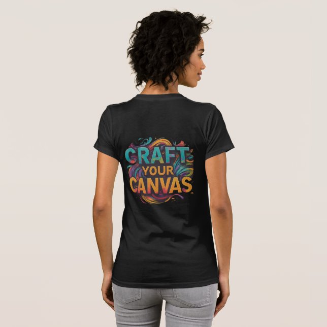T-shirt Créez Votre Toile (Dos entier)