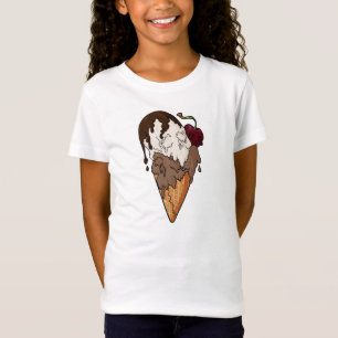 T-Shirt Crème classique de crâne mortelle