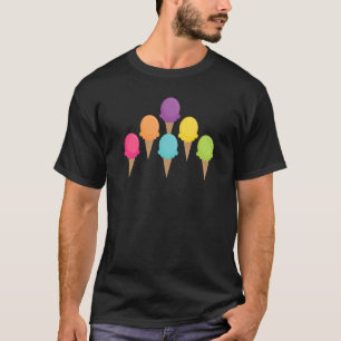 T-shirt Crème De Glace Bonne Humeur Pour Hommes Femmes Jeu