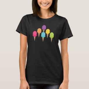 T-shirt Crème De Glace Bonne Humeur Pour Hommes Femmes Jeu