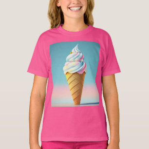 T-shirt Crème de glace Kitty (1) :