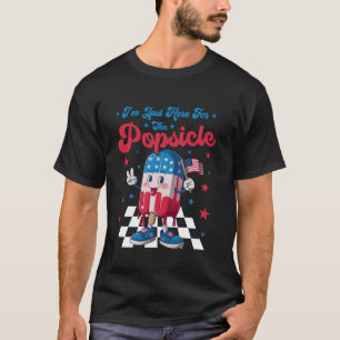 T-shirt Crème De Glace Rouge Blanc Et Cool 4 juillet Popsi