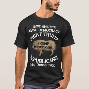 T-shirt Crème de glace Trump Républicain 5e 10e 15e 20e 25