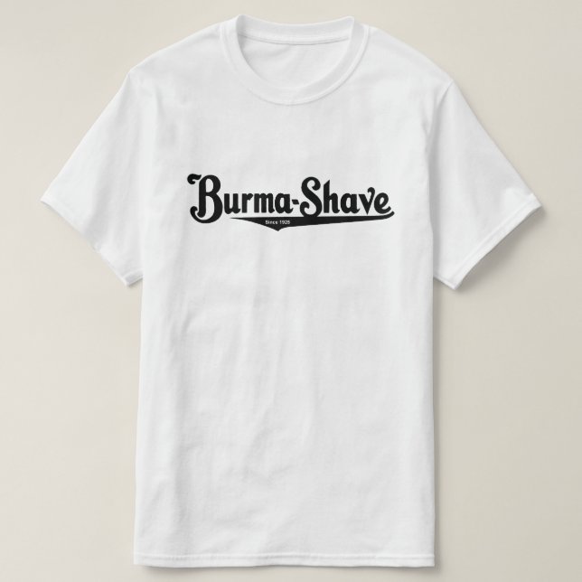 T-shirt Crème de rasage de Birmanie (Design devant)