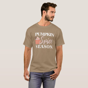 T-shirt Crème fouettée pour tasse d'automne au goût de cit