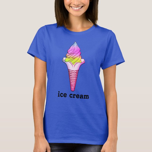 T-shirt crème glacée (Devant)