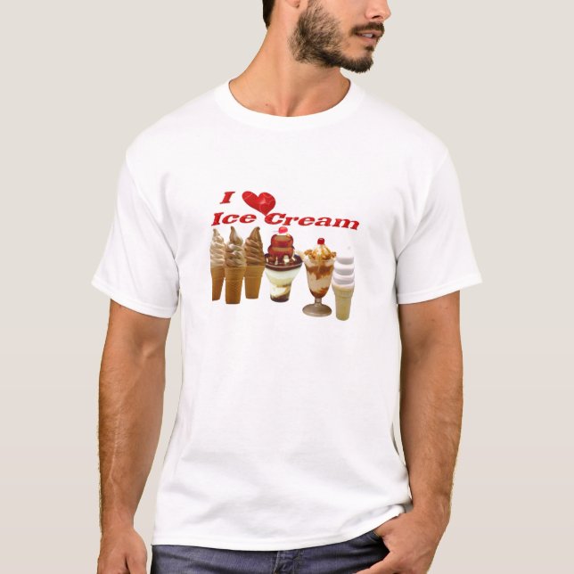 T-shirt Crème glacée (Devant)