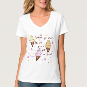 T-shirt Crème glacée
