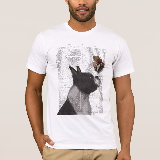 T-shirt Crème glacée Boston Terrier (Devant)