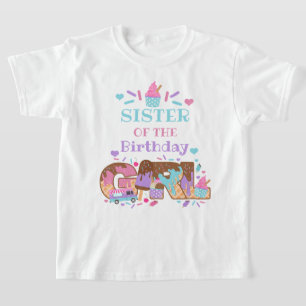 T-shirt Crème glacée chemise d'anniversaire Soeur de l'ann