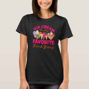 T-shirt Crème glacée Cone Popsicle Crème glacée Est Mon Fa