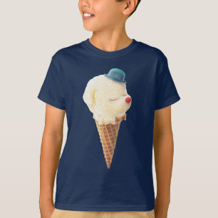 T-shirt Crème glacée de chiot
