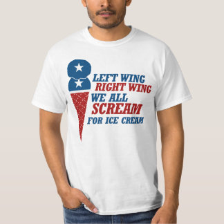 T-shirt Crème glacée de l'aile gauche droite