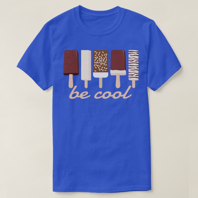 T-shirt Crème glacée d'été cool (Design devant)