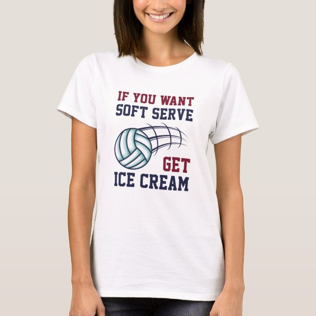 T-shirt Crème glacée douce (Devant)