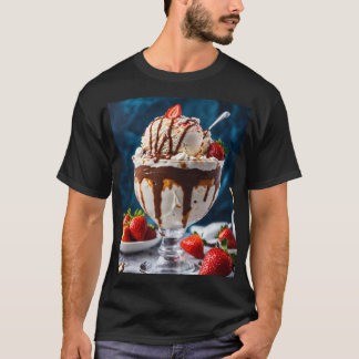 T-shirt Crème glacée douce