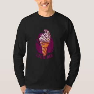 T-shirt Crème glacée Lick Me Design