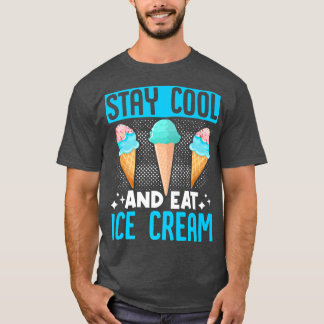T-shirt Crème glacée Lover Summer Candy Cone Kawaii Restez