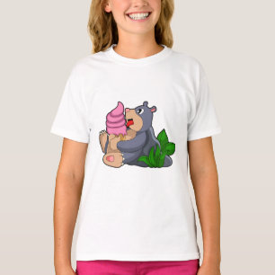 T-shirt Crème glacée Mole avec gaufre