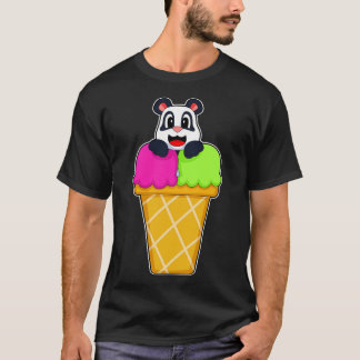 T-shirt Crème glacée Panda Waffe
